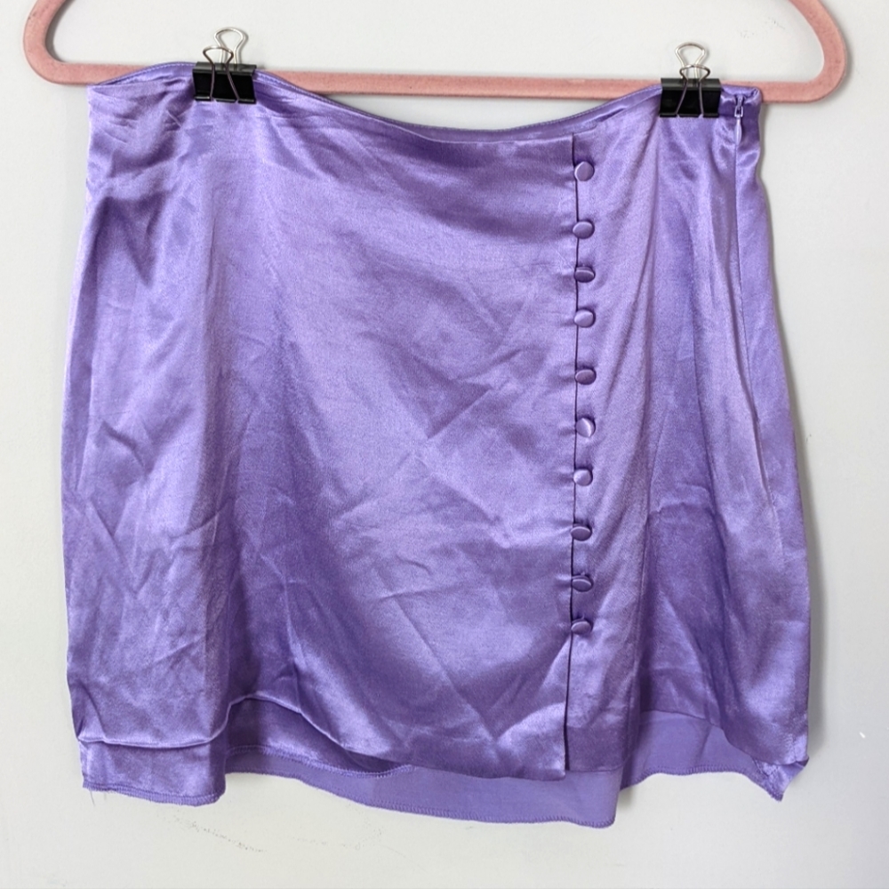 Zara satin skirt
